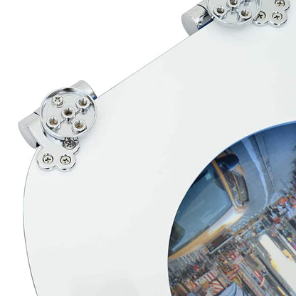 Soft-Close Toilettensitz Mehrfarbig 44 x 38 cm MDF-Platte