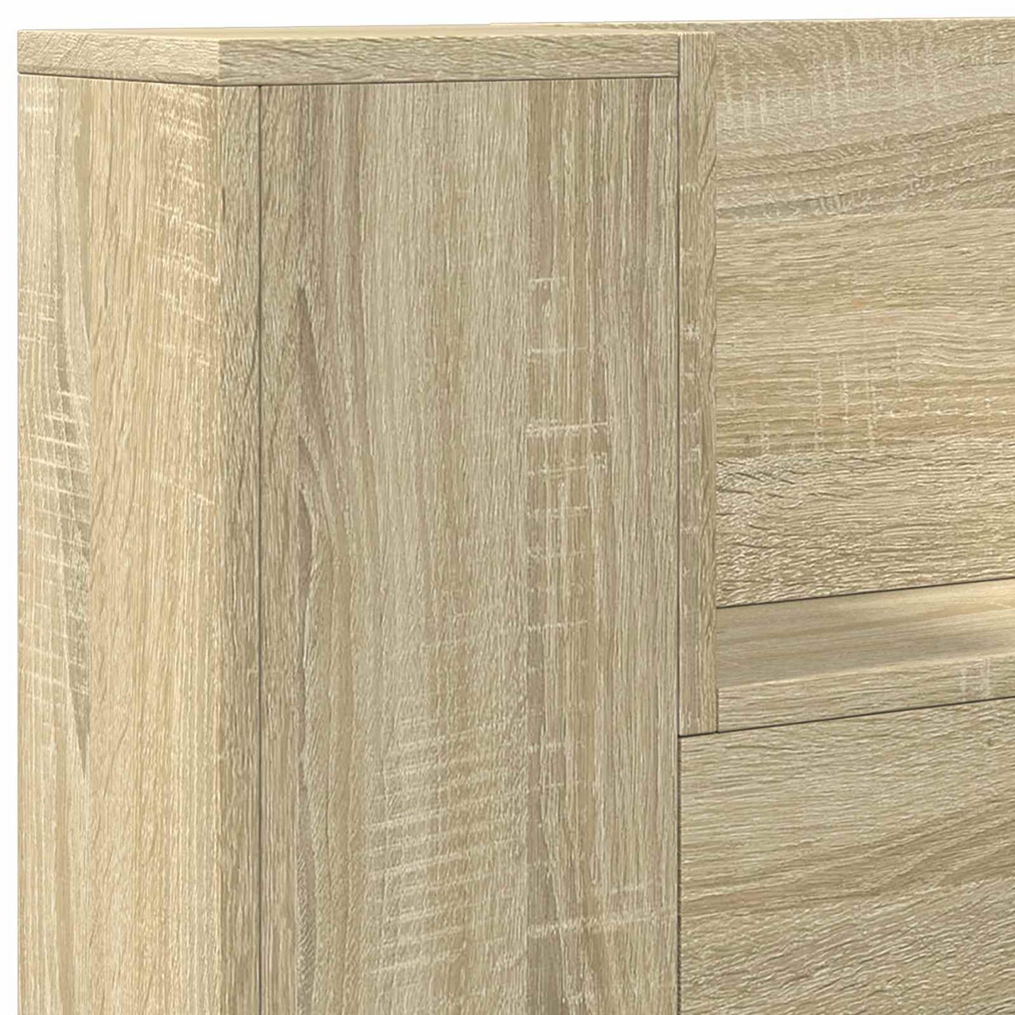 vidaXL Kopfteil Sonoma-Eiche 100 x 16,5 x 103,5 cm Holzwerkstoff