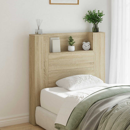 vidaXL Kopfteil Sonoma-Eiche 100 x 16,5 x 103,5 cm Holzwerkstoff