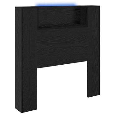 vidaXL Kopfteil Schwarz Eichen-Optik 100 x 15 x 103,5 cm Holzwerkstoff