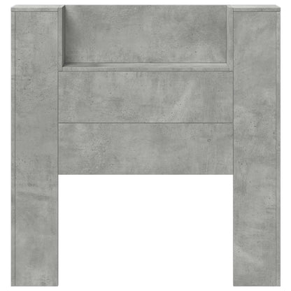 vidaXL Kopfteil Beton Grau 100 x 16,5 x 103,5 cm Holzwerkstoff