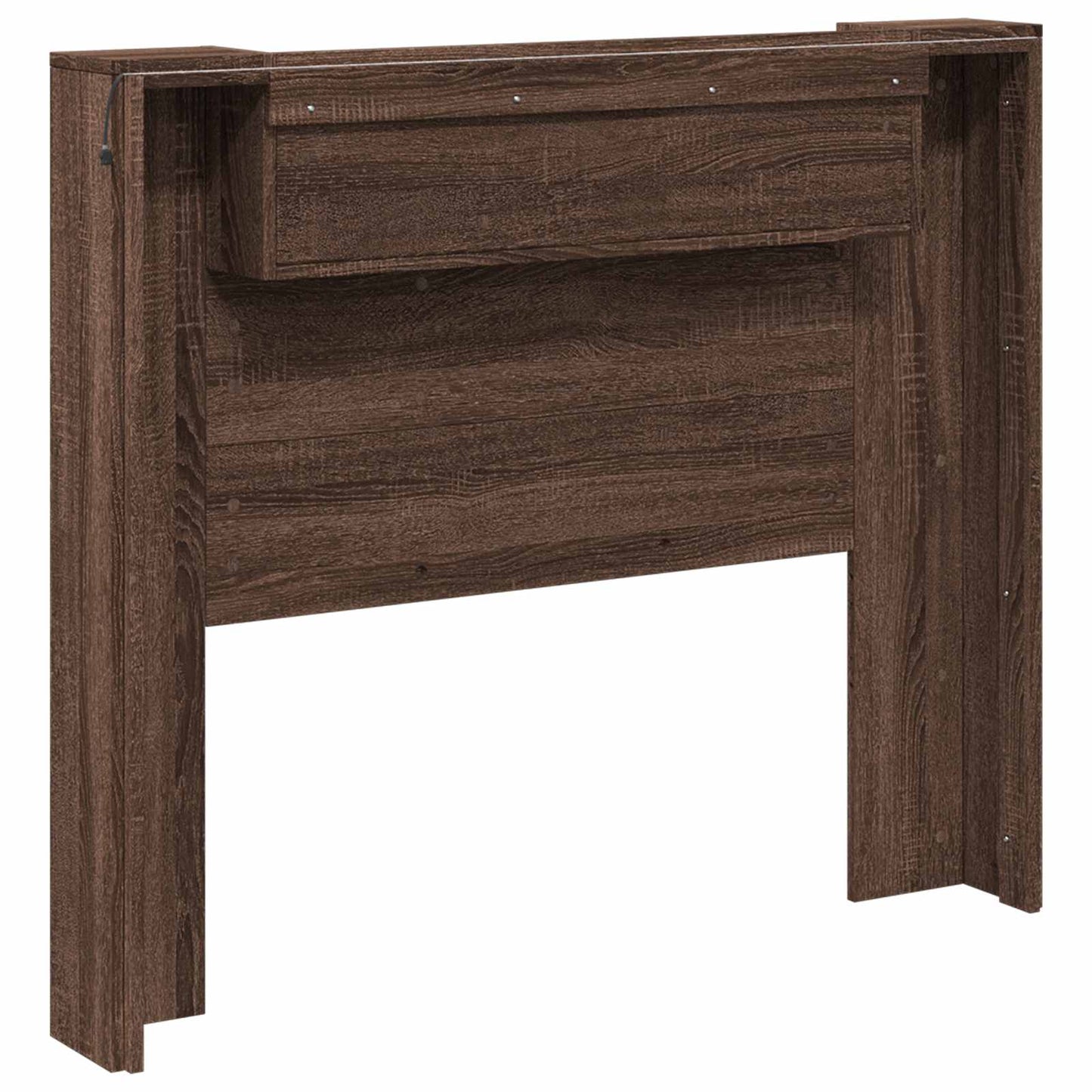 vidaXL Kopfteil Braun Eichen-Optik 120 x 16,5 x 103,5 cm Holzwerkstoff
