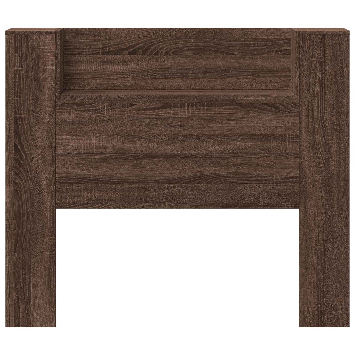 vidaXL Kopfteil Braun Eichen-Optik 120 x 16,5 x 103,5 cm Holzwerkstoff