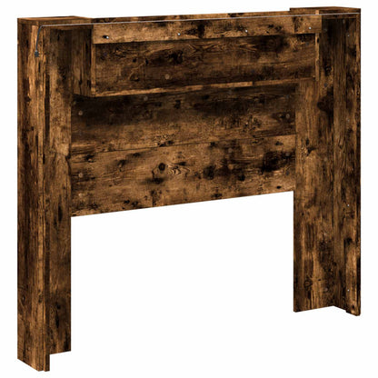 vidaXL Kopfteil Geräucherte Eiche 120 x 16,5 x 103,5 cm Holzwerkstoff