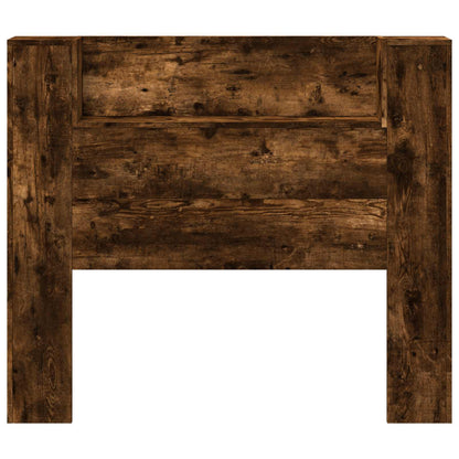vidaXL Kopfteil Geräucherte Eiche 120 x 16,5 x 103,5 cm Holzwerkstoff