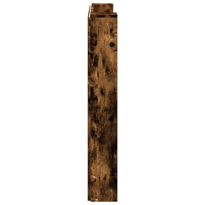 vidaXL Kopfteil Geräucherte Eiche 120 x 16,5 x 103,5 cm Holzwerkstoff