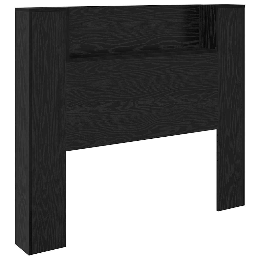 vidaXL Kopfteil Schwarz Eichen-Optik 120 x 15 x 103,5 cm Holzwerkstoff