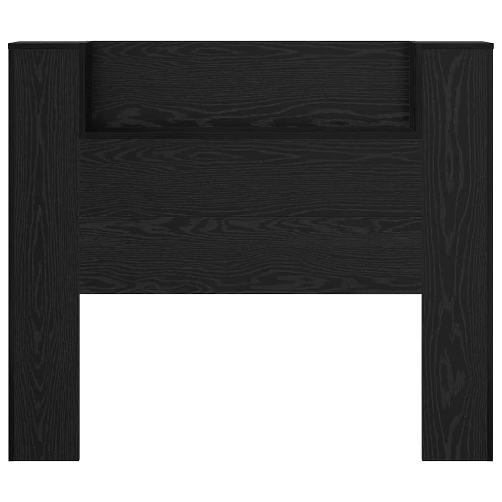 vidaXL Kopfteil Schwarz Eichen-Optik 120 x 15 x 103,5 cm Holzwerkstoff