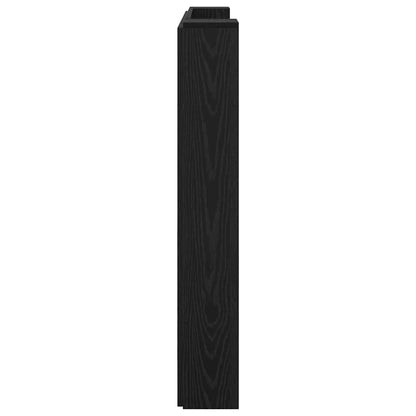 vidaXL Kopfteil Schwarz Eichen-Optik 120 x 15 x 103,5 cm Holzwerkstoff