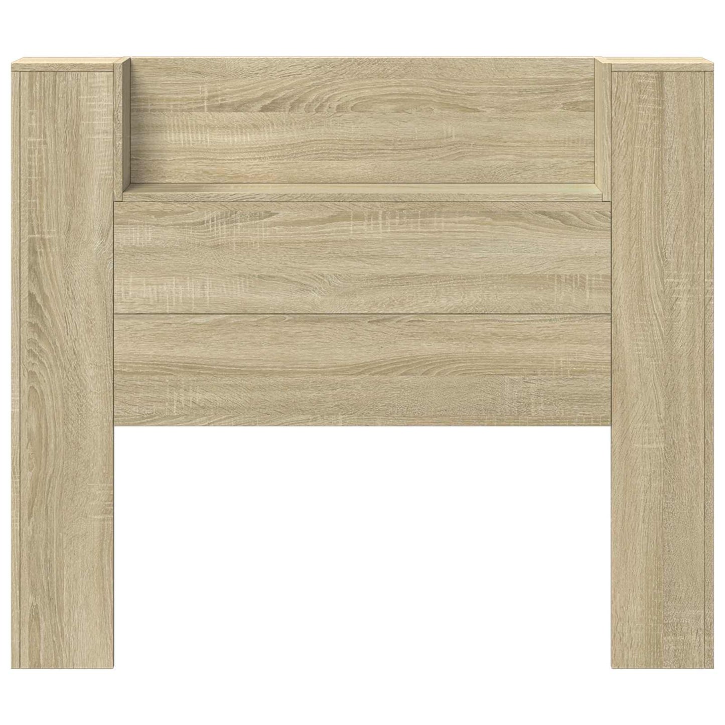 vidaXL Kopfteil Sonoma-Eiche 120 x 16,5 x 103,5 cm Holzwerkstoff