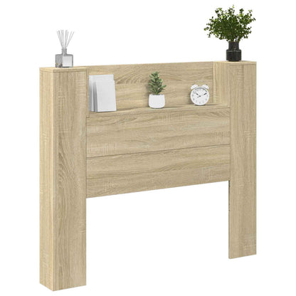 vidaXL Kopfteil Sonoma-Eiche 120 x 16,5 x 103,5 cm Holzwerkstoff