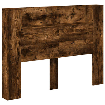 vidaXL Kopfteil Geräucherte Eiche 140 x 16,5 x 103,5 cm Holzwerkstoff