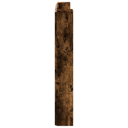 vidaXL Kopfteil Geräucherte Eiche 140 x 16,5 x 103,5 cm Holzwerkstoff