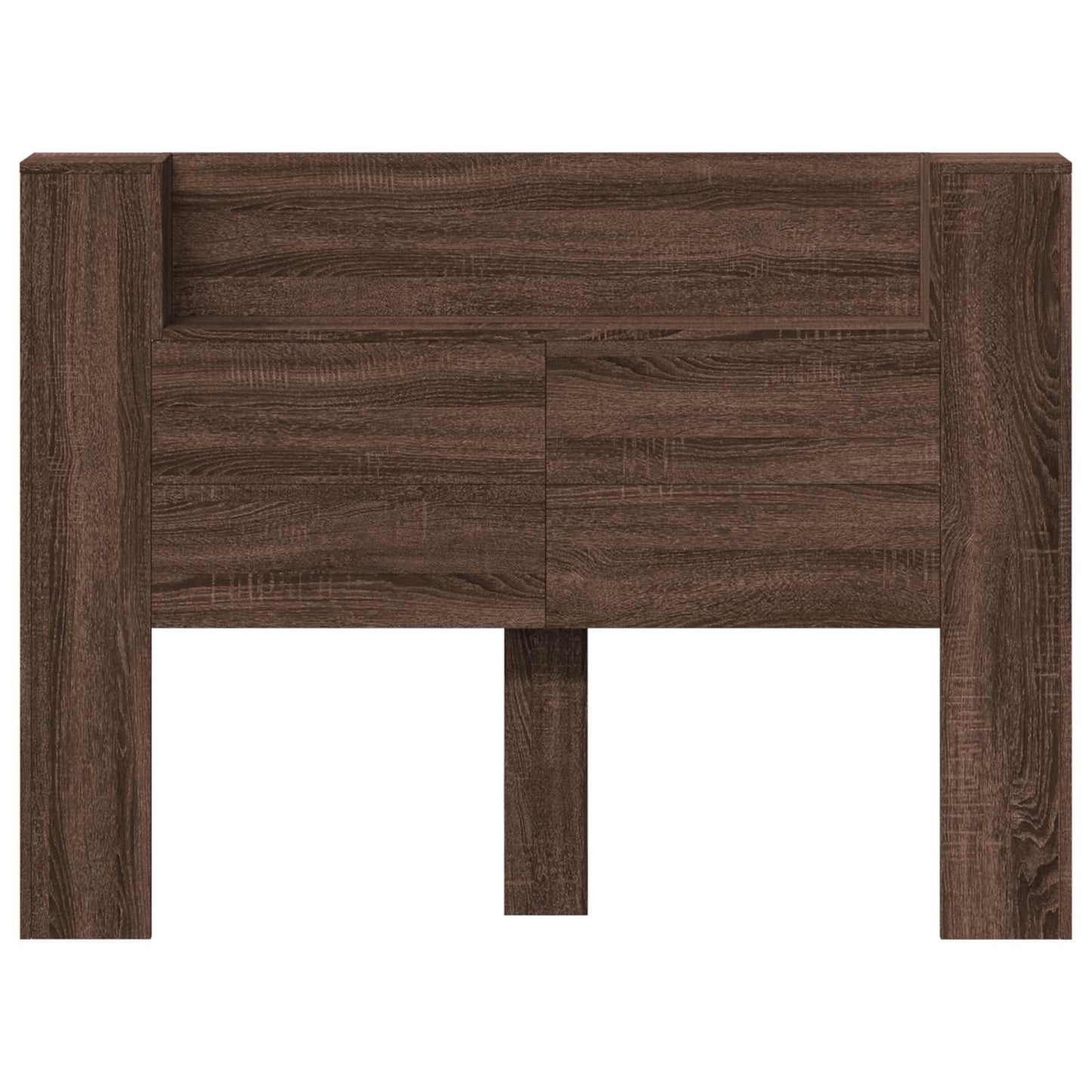 vidaXL Kopfteil Braun Eichen-Optik 140 x 16,5 x 103,5 cm Holzwerkstoff