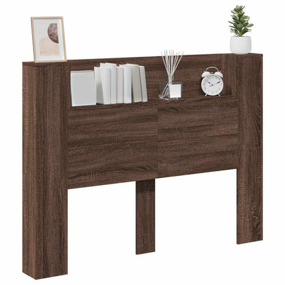 vidaXL Kopfteil Braun Eichen-Optik 140 x 16,5 x 103,5 cm Holzwerkstoff