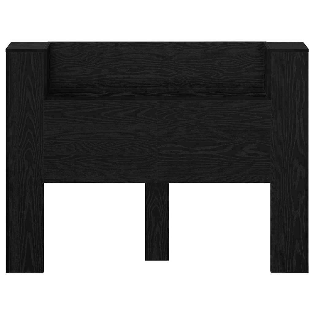 vidaXL Kopfteil Schwarz Eichen-Optik 140 x 17 x 104,5 cm Holzwerkstoff