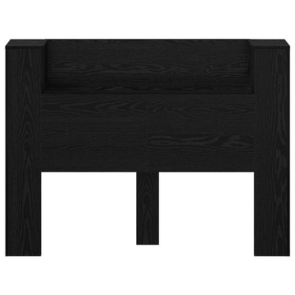 vidaXL Kopfteil Schwarz Eichen-Optik 140 x 17 x 104,5 cm Holzwerkstoff