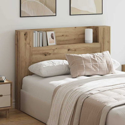 vidaXL Kopfteil Artisan-Eiche 140 x 17 x 104,5 cm Holzwerkstoff