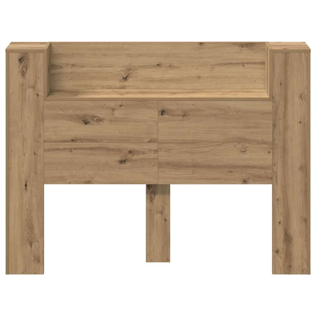 vidaXL Kopfteil Artisan-Eiche 140 x 17 x 104,5 cm Holzwerkstoff