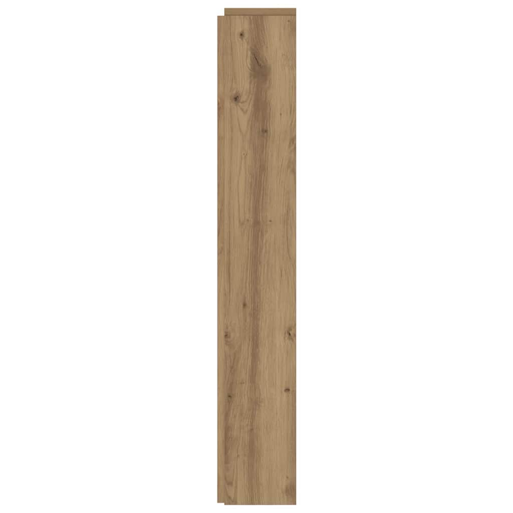 vidaXL Kopfteil Artisan-Eiche 140 x 17 x 104,5 cm Holzwerkstoff