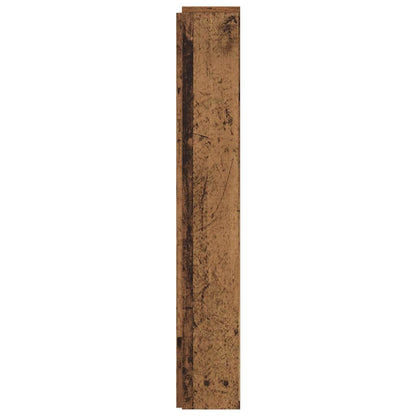 vidaXL Kopfteil mit Regal Altholz 140 x 17 x 104,5 cm Holzwerkstoff