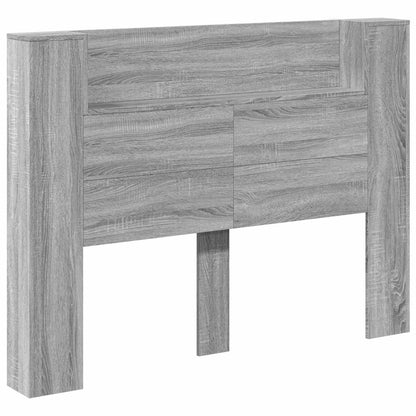 vidaXL Kopfteil Graues Sonoma 140 x 16,5 x 103,5 cm Holzwerkstoff