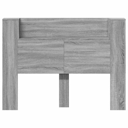 vidaXL Kopfteil Graues Sonoma 140 x 16,5 x 103,5 cm Holzwerkstoff