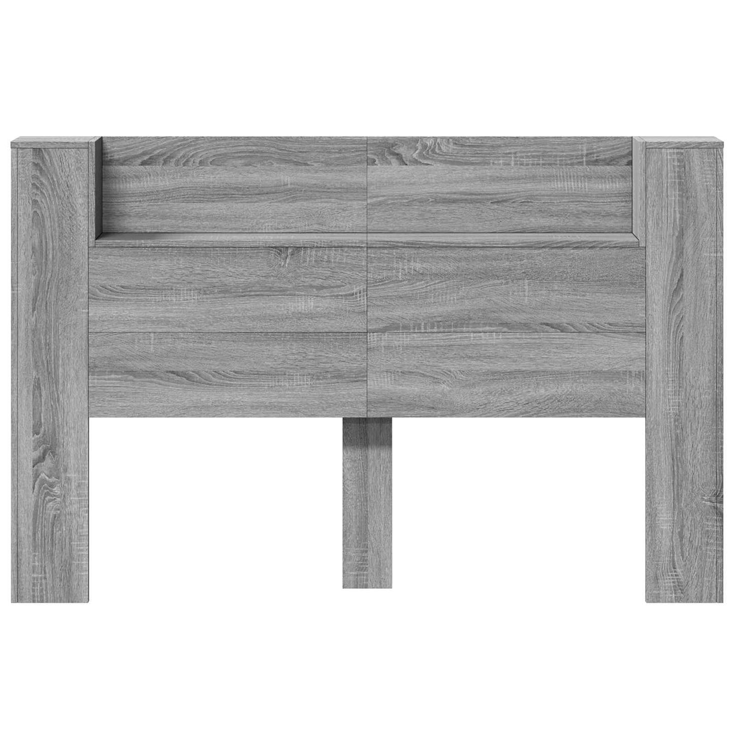 vidaXL Kopfteil Graues Sonoma 160 x 16,5 x 103,5 cm Holzwerkstoff