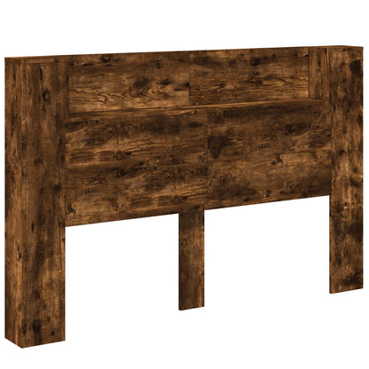 vidaXL Kopfteil Geräucherte Eiche 160 x 16,5 x 103,5 cm Holzwerkstoff