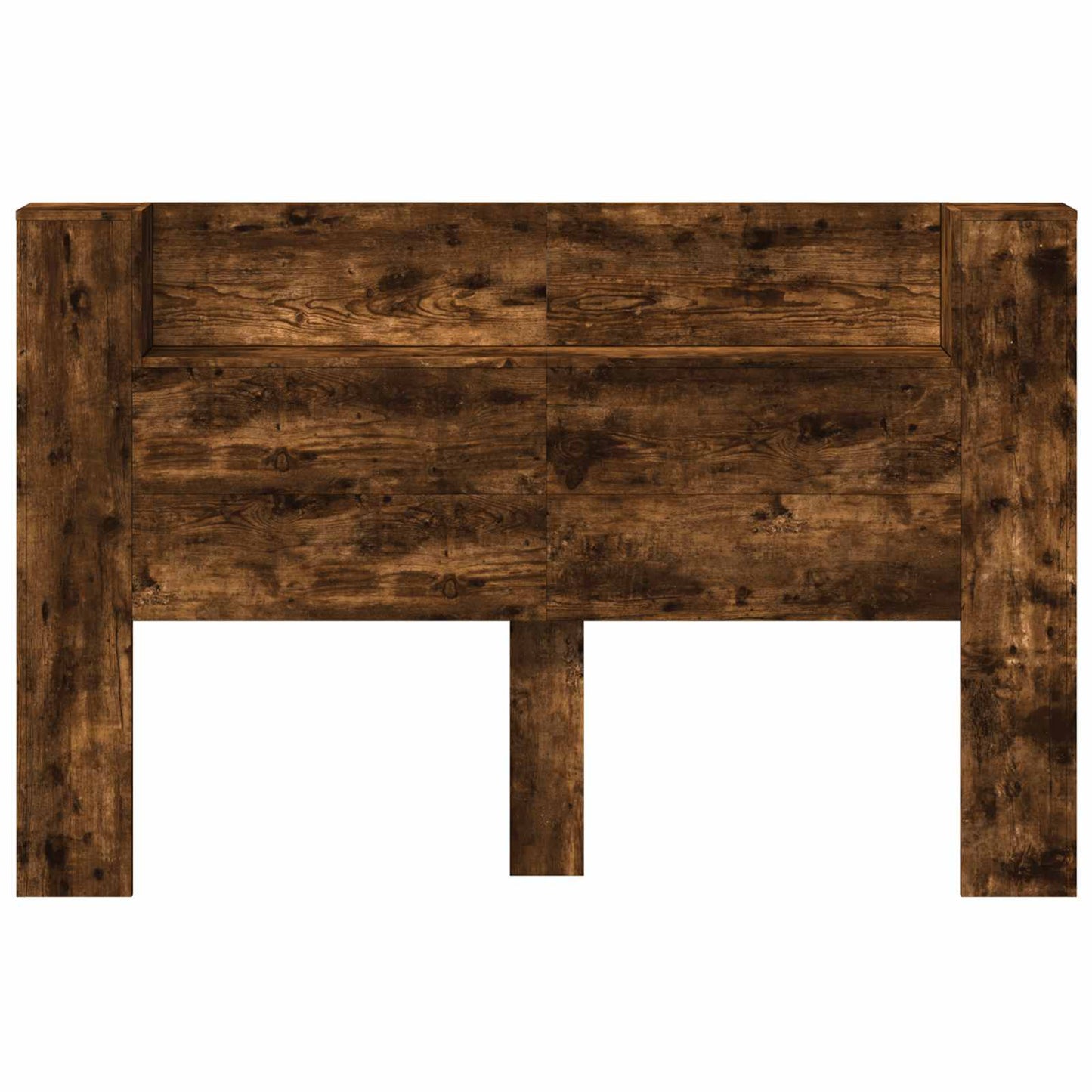 vidaXL Kopfteil Geräucherte Eiche 160 x 16,5 x 103,5 cm Holzwerkstoff