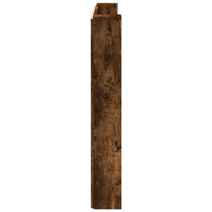 vidaXL Kopfteil Geräucherte Eiche 160 x 16,5 x 103,5 cm Holzwerkstoff