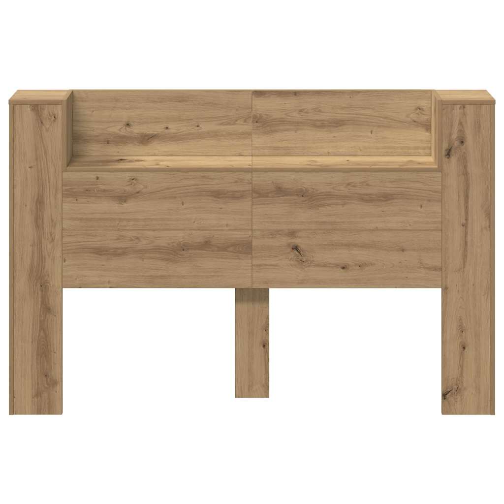 vidaXL Kopfteil Artisan-Eiche 160 x 17 x 104,5 cm Holzwerkstoff