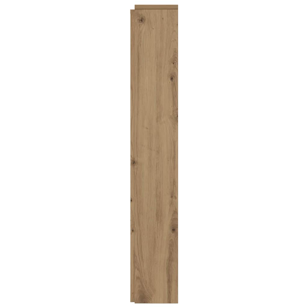 vidaXL Kopfteil Artisan-Eiche 160 x 17 x 104,5 cm Holzwerkstoff