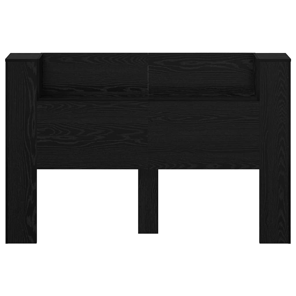 vidaXL Kopfteil Schwarz Eichen-Optik 160 x 17 x 104,5 cm Holzwerkstoff