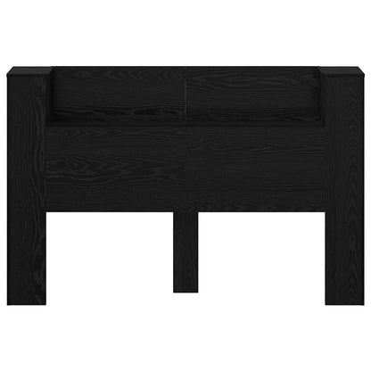vidaXL Kopfteil Schwarz Eichen-Optik 160 x 17 x 104,5 cm Holzwerkstoff