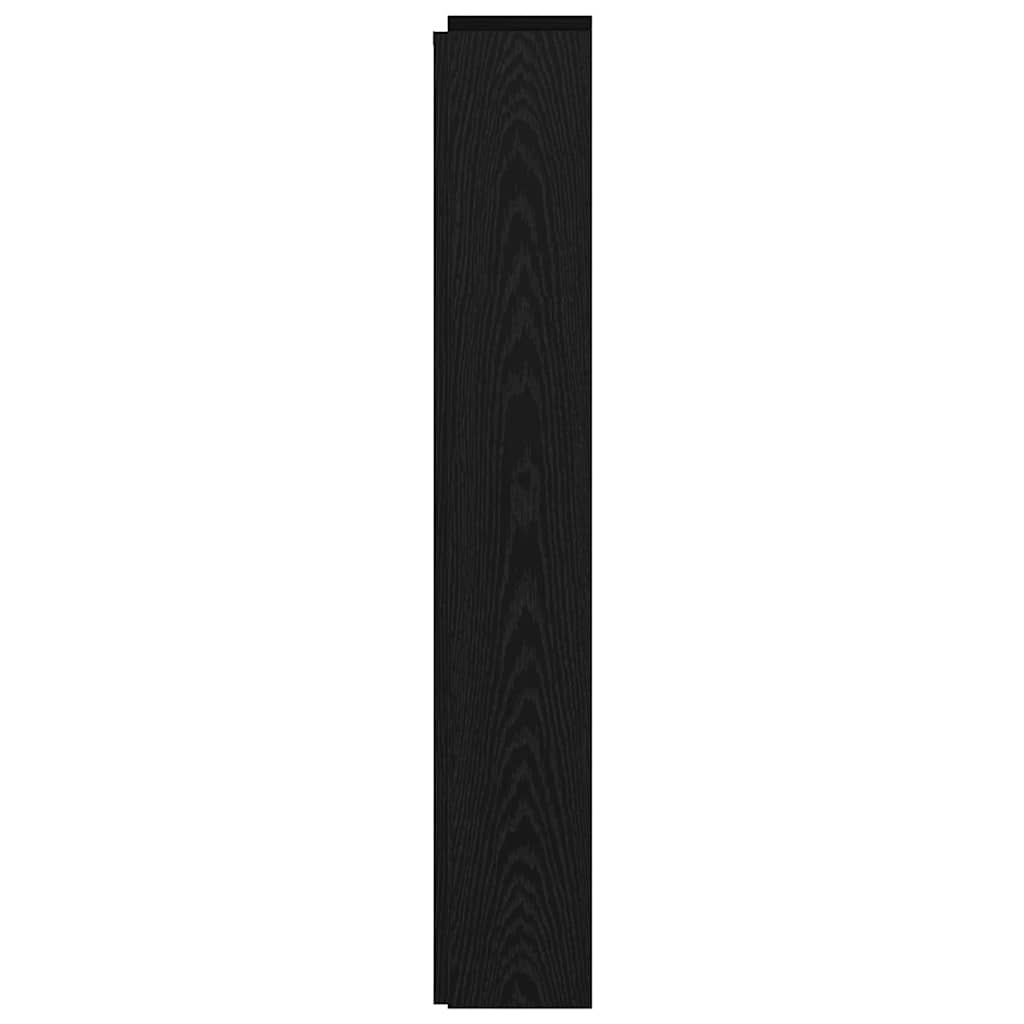 vidaXL Kopfteil Schwarz Eichen-Optik 160 x 17 x 104,5 cm Holzwerkstoff