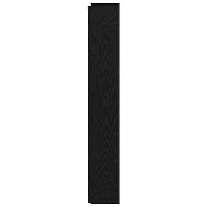 vidaXL Kopfteil Schwarz Eichen-Optik 160 x 17 x 104,5 cm Holzwerkstoff