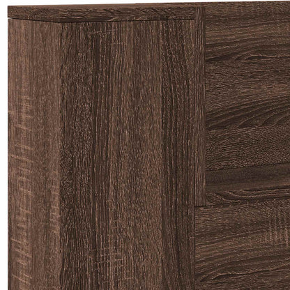 vidaXL Kopfteil Braun Eichen-Optik 160 x 16,5 x 103,5 cm Holzwerkstoff