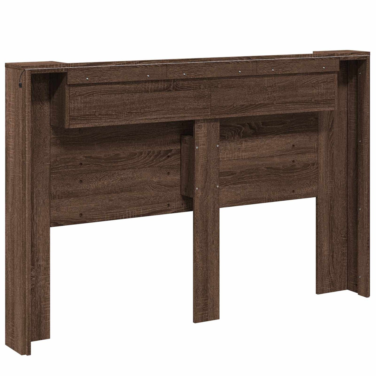 vidaXL Kopfteil Braun Eichen-Optik 160 x 16,5 x 103,5 cm Holzwerkstoff