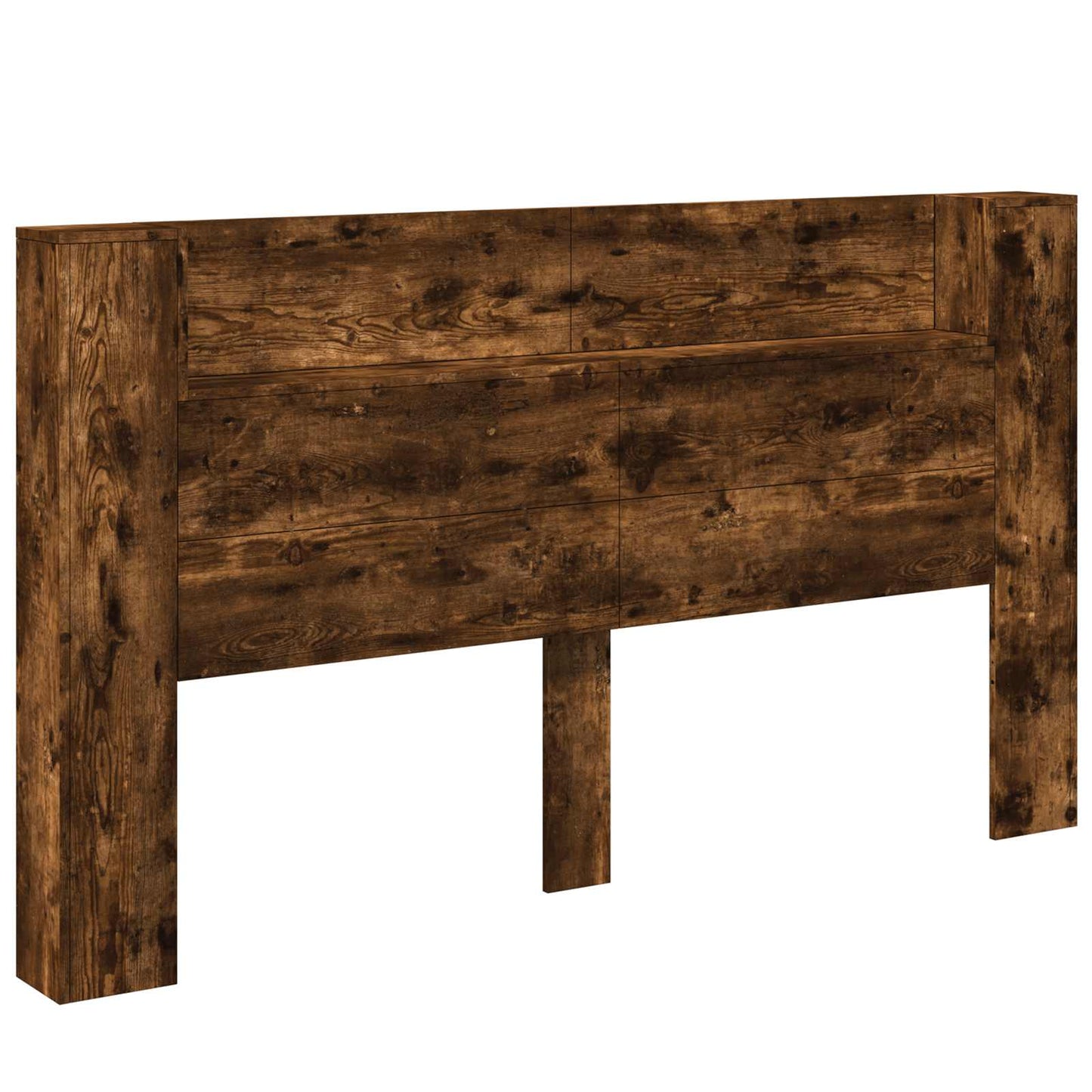 vidaXL Kopfteil Geräucherte Eiche 180 x 16,5 x 103,5 cm Holzwerkstoff