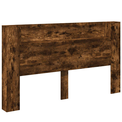vidaXL Kopfteil Geräucherte Eiche 180 x 16,5 x 103,5 cm Holzwerkstoff