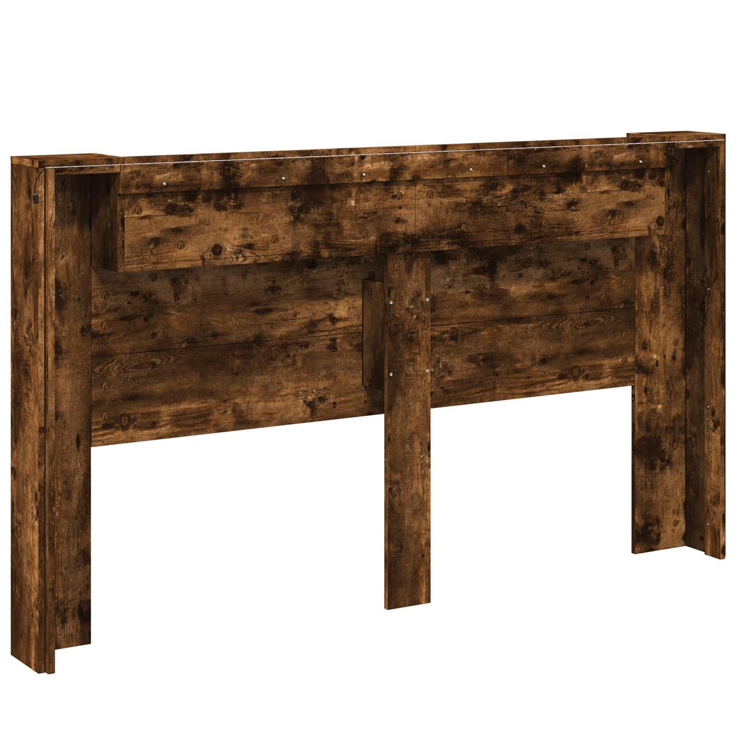 vidaXL Kopfteil Geräucherte Eiche 180 x 16,5 x 103,5 cm Holzwerkstoff