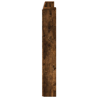 vidaXL Kopfteil Geräucherte Eiche 180 x 16,5 x 103,5 cm Holzwerkstoff