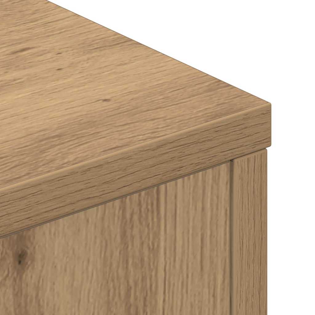 vidaXL Kopfteil Artisan-Eiche 180 x 17 x 104,5 cm Holzwerkstoff