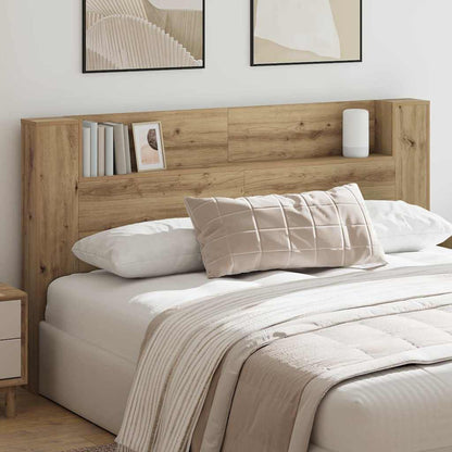 vidaXL Kopfteil Artisan-Eiche 180 x 17 x 104,5 cm Holzwerkstoff