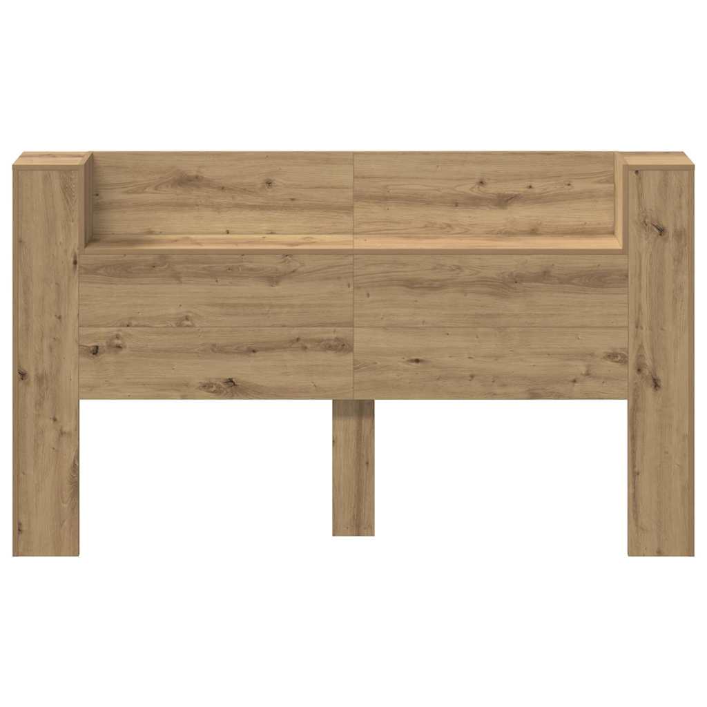 vidaXL Kopfteil Artisan-Eiche 180 x 17 x 104,5 cm Holzwerkstoff