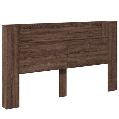 vidaXL Kopfteil Braun Eichen-Optik 180 x 16,5 x 103,5 cm Holzwerkstoff