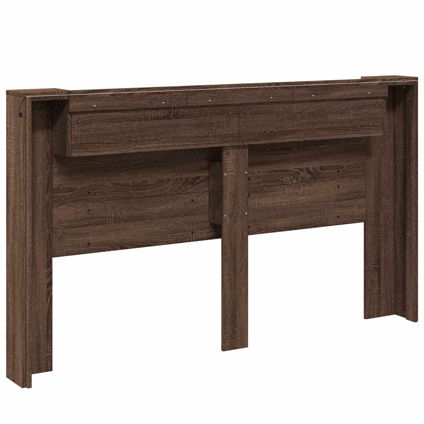vidaXL Kopfteil Braun Eichen-Optik 180 x 16,5 x 103,5 cm Holzwerkstoff