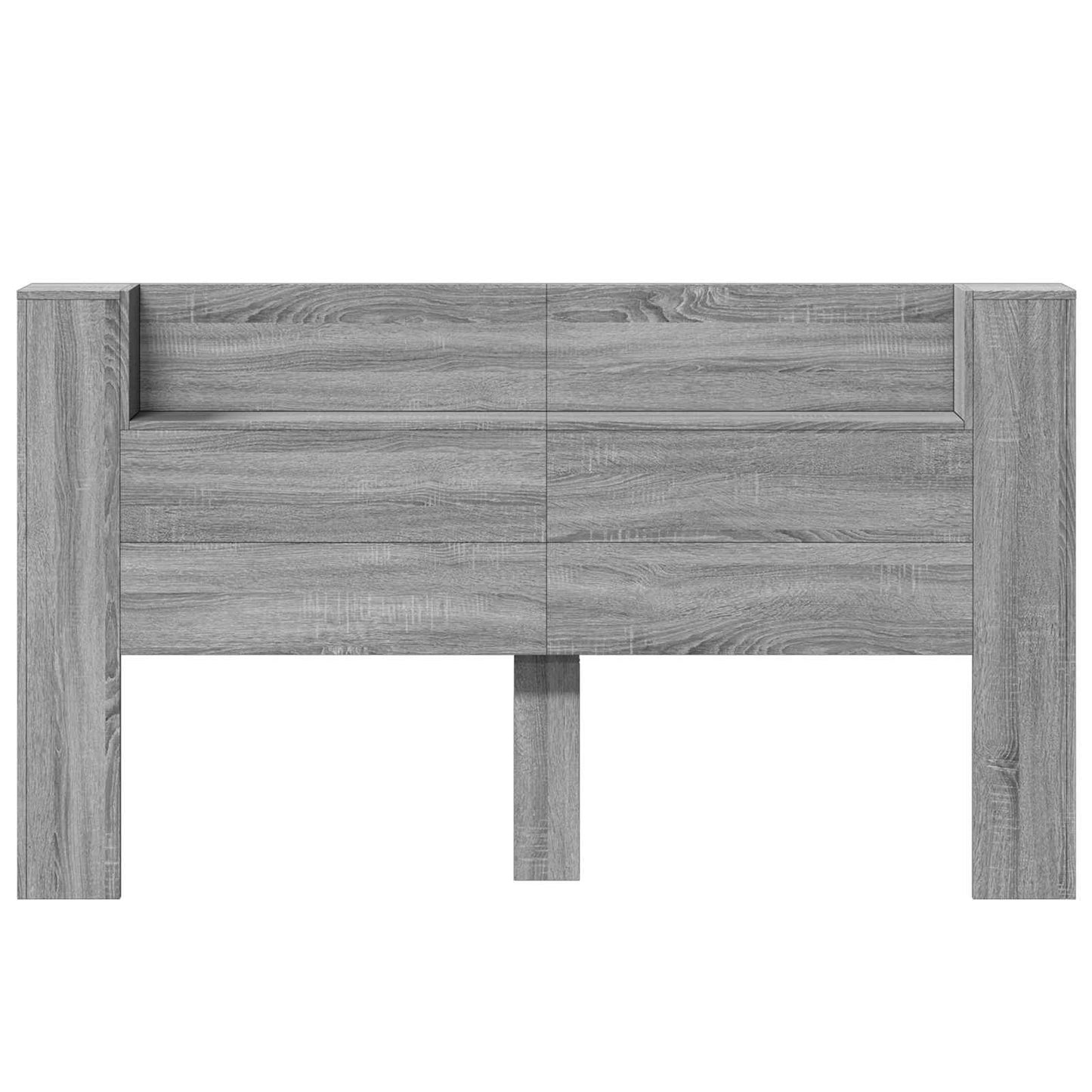 vidaXL Kopfteil Graues Sonoma 180 x 16,5 x 103,5 cm Holzwerkstoff