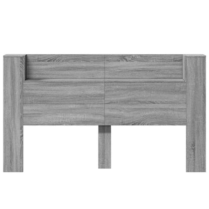 vidaXL Kopfteil Graues Sonoma 180 x 16,5 x 103,5 cm Holzwerkstoff